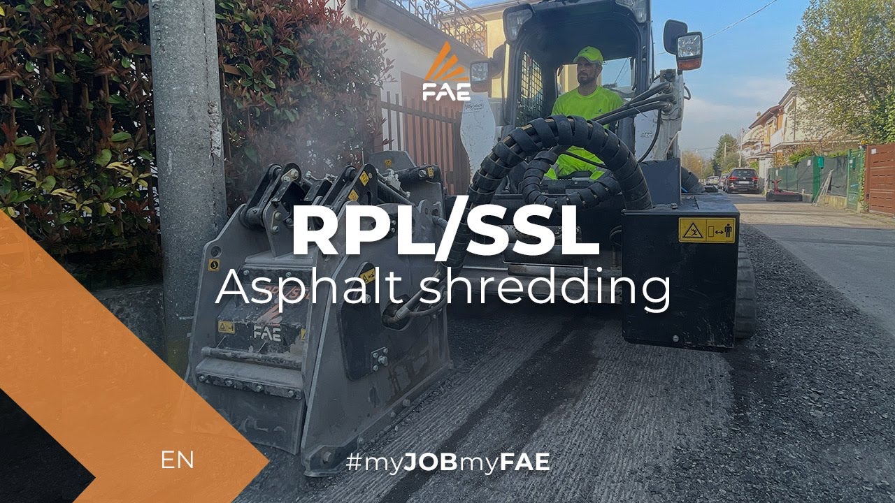 Video Asphalt Milling - FAE road milling machine with fixed tool rotor for asphalt milling