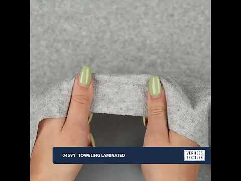 TOWELING LAMINATED ECRU (youtube video preview)