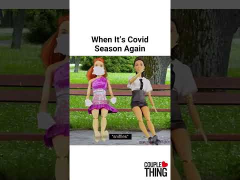 When It’s Covid Season Again | CoupleThing #covid19 #covid #shorts #memes  #funny #shortvideo