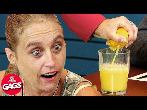 Unlimited Orange Juice Prank | Just For Laughs Gags