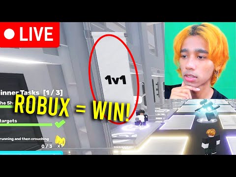 🔴JOIN FOR 1V1 & WIN DOUBLE! ROBUX! | RIVALS LIVE 1V1 WITH VIEWERS! | Roblox Rivals Live