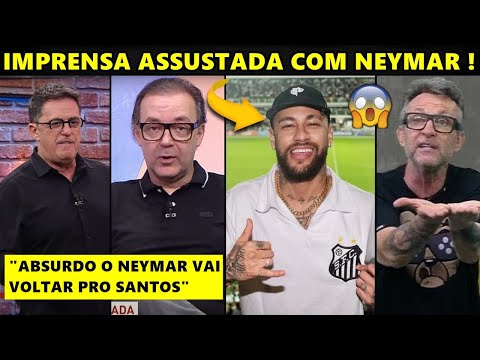 IMPRENSA ASSUSTADA COM A VOLTA DE NEYMAR PRO SANTOS "VAI JOGAR MUITO" OLHA O QUE FALARAM DO NEYMAR !