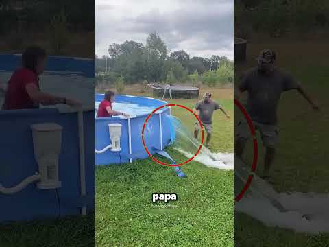 La meilleure façon de dire adieu à une piscine ❤️