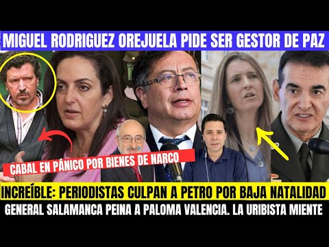 🚨EXNARC0 PONE A TEMBLAR A CABAL,VELEZ CULPA A PETRO POR BAJA NATALIDAD.PALOMA ATENDIDA POR GENERAL