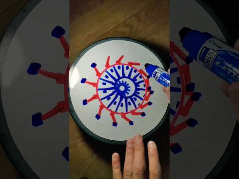 Another incredible spin artwork by @LimbaTrip ! Love it! ❤️ #spinart #artvideos #artwork #painting