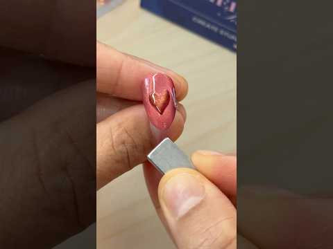 VIRAL MAGNETIC HEART NAILS *the easy way*