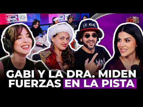 GABI Y LA DRA. TANIA MEDINA MIDEN FUERZAS EN LA PISTA CON ARELY MI AMOL Y LA LENGUA