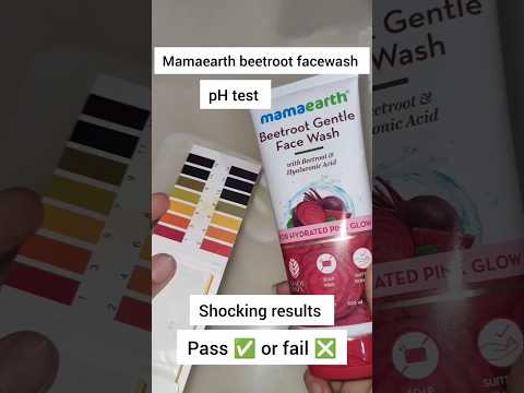 Mamaearth FashWash Ph Level Testing #youtube #skincare #trending #viral #ytshorts #youtubeshorts #yt
