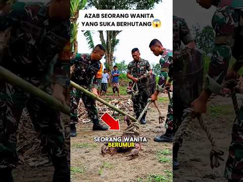 Azab wanita yang hobi berhutang‼️#shortvideo #tni #tentara #tniad #shortsfeed