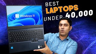 Top 5 Best Laptops Under 40000 Rs. Latest | Best laptops for students/Office 2024 | Budget laptops