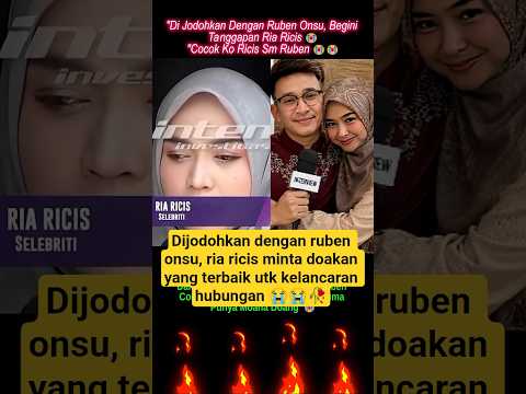 ria ricis dan ruben onsu di jodohkan netizen #riaricis #rubenonsu