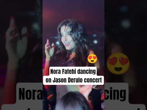 Nora Fatehi dancing on jalebi baby song when Jason Derulo performs #norafatehi #dancewithnora #india