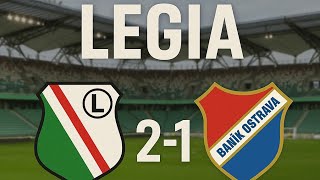 Legia - Banik | Skrót meczu | Polski komentarz  | HD