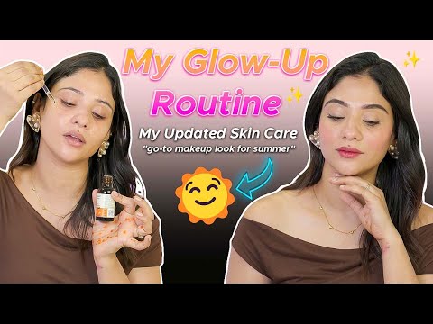 Non Sponsored 🤩 my update Skin care + Go to summer  makeup Game🌞🍉