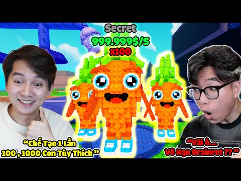 T GAMING VÀ BI HUỲNH THI VÔ HẠN SECRET HỢP NHẤT BRAINROT XỊN NHẤT TRONG PLANTS VS BRAINROTS