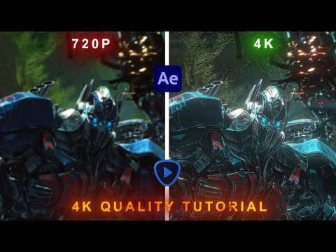 4K High Quality Tutorial | How to use Topaz and After Effects for good quality + FREE CC