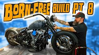 Harley Softail gets Chain Drive! (Born Free Pt. 8)