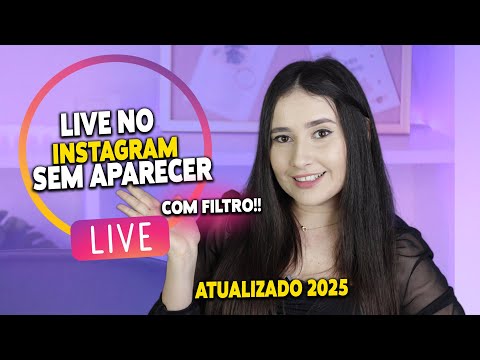 *atualizado 2025! Como FAZER LIVE SEM APARECER no INSTAGRAM, LIVE DE APRESENTAÇÃO.