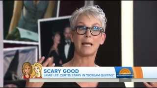 Scream Queens Jamie Lee Curtis Cries While Talking Latest Role  Peoplecom
