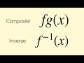 Composite and Inverse Functions