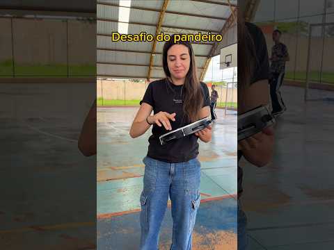 Desafio do pandeiro 😂😂 #professora #escola #alunos #pandeiro #shorts