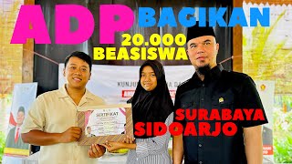 AHMAD DHANI BAGIKAN 20.000 BEASISWA di DAPIL JATIM 1 (Surabaya -Sidoarjo)