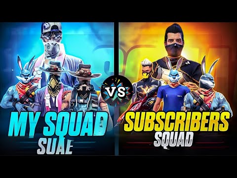 "Free Fire LIVE: Subscribers की Squad vs मेरी Pro Squad | कौन जीतेगा? 🏆🔥" Big Reward