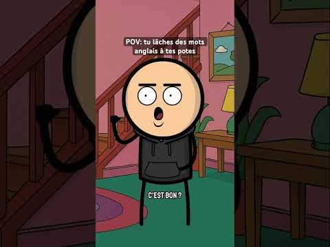 Le franglais you know Audio: @benlegoat #drole #sketch #animation #humour #cartoon