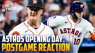 Astros Opening Day: Postgame Reaction!