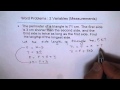 Triangle Perimeter and Side Relationships