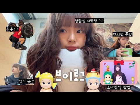 곧 기말고사😱.. 학교 공부빼고 다 재밌새우🥲 ✰ 대학생 브이로그 ✰ 소니엔젤팝업 ✰ 구독자이벤트 ✰ 영어 공부하는 이유 ㅎㅎ ✰ 공강 일상