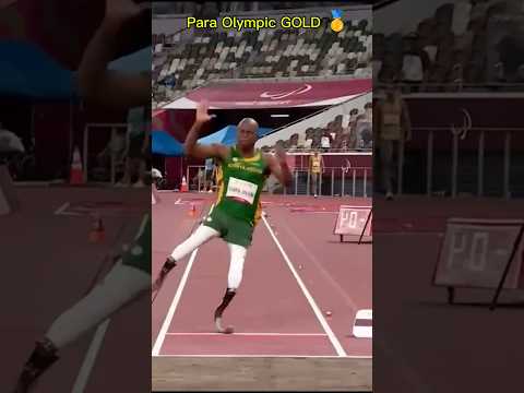 Para Olympic GOLD 🥇 || #shorts #paraolympic #longjump