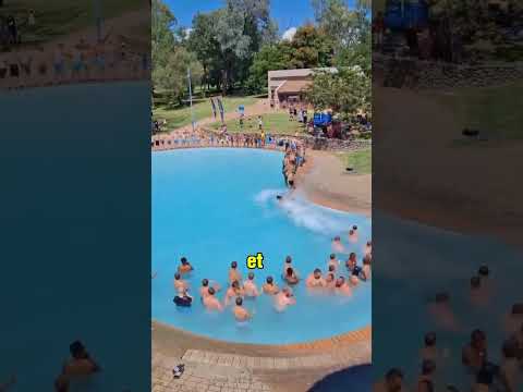 Ils ont fait quelque chose d'extraordinaire à la piscine.