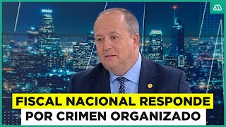 Fiscal nacional y crimen organizado: "Estamos en un nivel de peligrosidad que todavía es reversible"