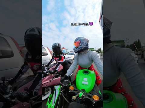 Akhirnya Pembalasanku berhasil gunzzz #bikergirl