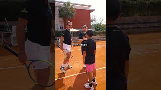 Play high over the net! #tennis #tenniscoach