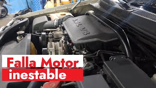 Jeep Grand Cherokee FALLA en MOTOR, falta de POTENCIA , minimo INESTABLE. No pasa de 2000 rpm