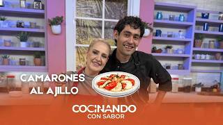 Pollo en Salsa de Cilantro | Camarones al Ajillo  | Ensalada de Calabacín