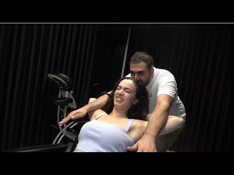 Female ASMR Head Massage Body Massage Face Massage Leg Massage