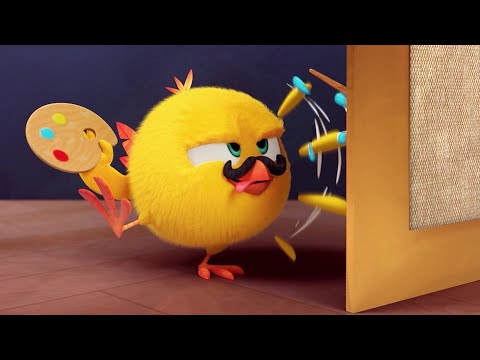 Chicky, o artista | Onde está Chicky? | Pintinha amarelinho | Coleção desenhos animados Infantil