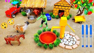 How to make water pump | science project | water pump | mini hand pump project
