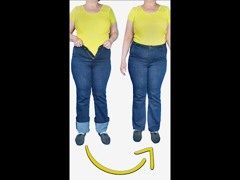 Best Tip & Trick to Downsize Jeans in the Waist to Fit you Perfectly Miarti 🧵✂️