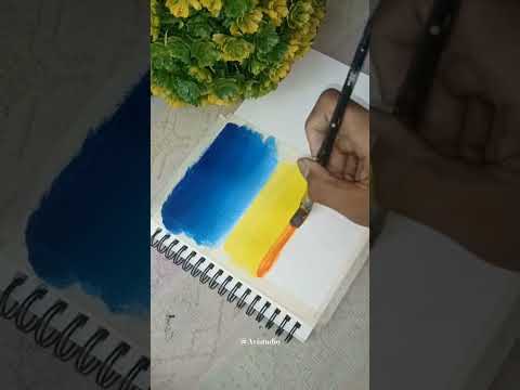 Bookmark Ideas | easy painting | #art #painting #youtubeshorts #gouache #acrylicpainting #aesthetic
