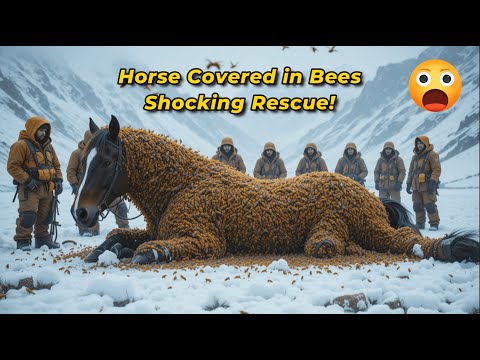 Horse Covered in Bees – Shocking Rescue!