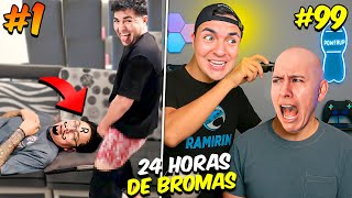 LE HICE 100 BROMAS a EDSON FDB en 24 HORAS 😱 ¡LA ÚLTIMA FUE MUY PESADA!🤣