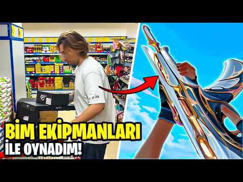 BİM'den aldığım UCUZ ekipmanlarla VALORANT oynadım!