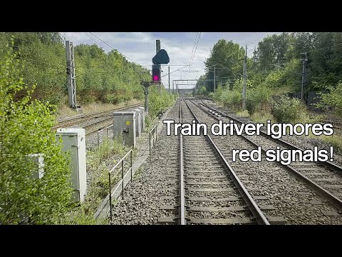 Lokführer ignoriert mehrere rote Signale! Notfall-Sonderarbeitsvorführung