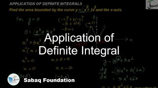 Application of Definite Integral