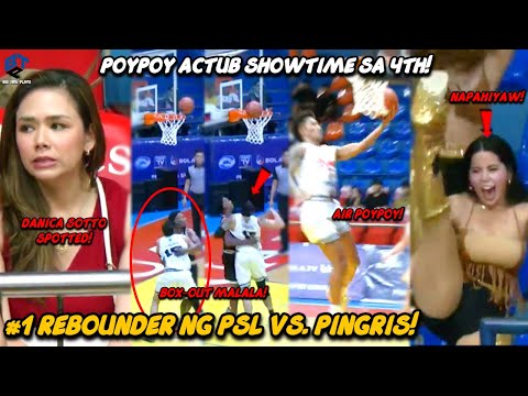 MARC PINGRIS NAKATAPAT ANG HARI NG REBOUND NGAYON SA PSL! POYPOY ACTUB NAGPAHIYAW NG CROWD!