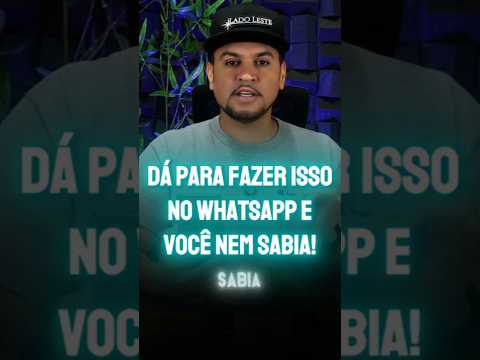 ￼ Truque para o WhatsApp que você não sabia #dicas ￼#truques #whatsapp
